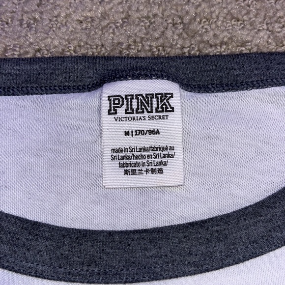 PINK stripped short sleeve - Picture 2 of 3